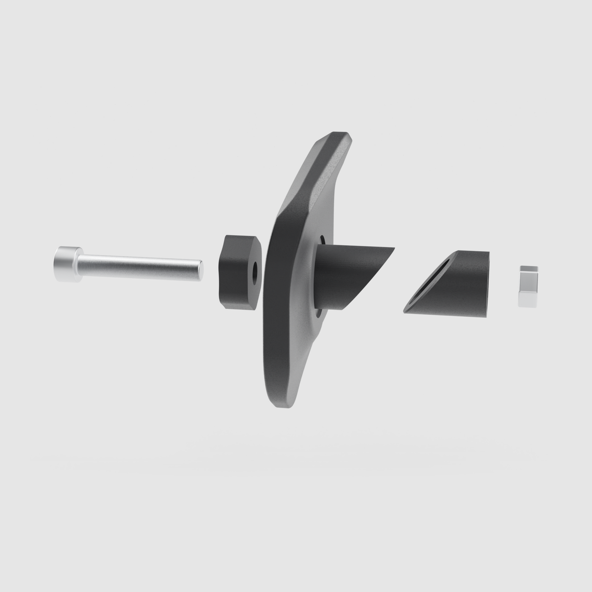 ARK Bar Ends – exploded view of the wedge-lock expander